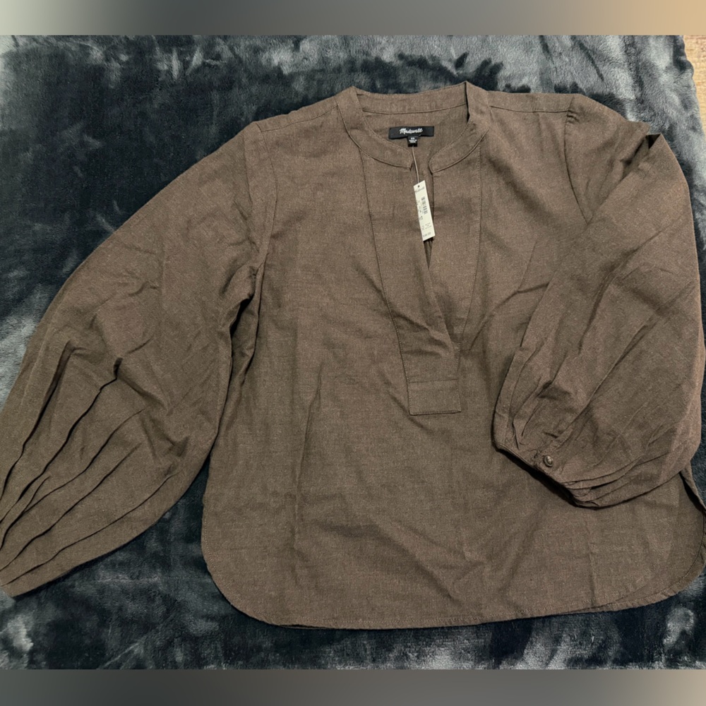 Madewell Brown Blouse